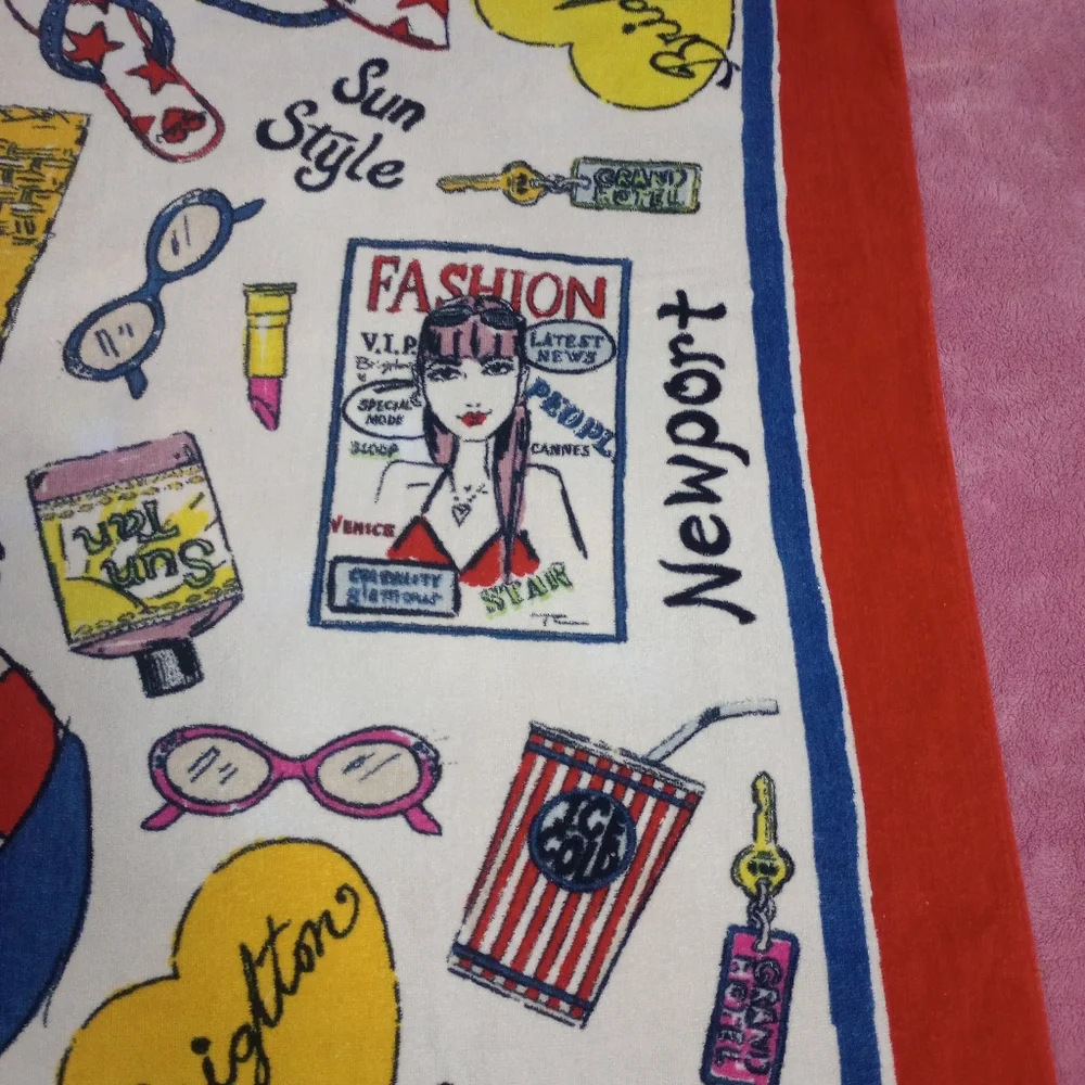 Vintage Brighton Beach Towel